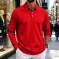 thumbnail image 6 of LWavelet Men's Polo Shirt Long Sleeve Collared Golf Shirts Quick Dry Lightweight 3-Button Performance Work Fishing Athletic Tops, 6 of 7