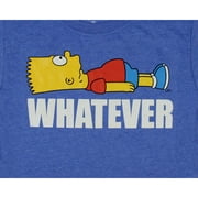 The Simpsons Boys Bart Whatever Graphic T-Shirt, Sizes 4-18