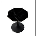 thumbnail image 5 of 31.50"Modern Octagonal Coffee Table with Printed Black Marble Table Top,Metal Base,, 5 of 9