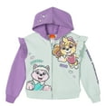 thumbnail image 2 of Paw Patrol Skye Everest Fleece Zip Up Hoodie Colorblock Toddler to Big Kid, 2 of 5