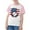 Pink, variant on CFLVAEK Kids 4th of July Shirts Girls Boys Raglan Short Sleeve Tshirt American Flag Baseball Graphic Tees Casual Crewneck Tshirts 5 Years