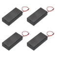 thumbnail image 1 of Uxcell Battery Holder Box, 2 Slots 6" Wire Lead with ON/OFF Switch with Cover Battery 4Pcs, 1 of 6