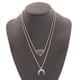 thumbnail image 1 of Collar de Múltiples Capas Yinane Gargantilla de Doble Capa Plata, 1 of 5