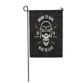 thumbnail image 1 of SIDONKU Vintage Motorcycle Graphics Born to Ride Live Biker Emblem Garden Flag Decorative Flag House Banner 12x18 inch, 1 of 1