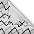 thumbnail image 5 of Ambesonne Black and Grey Grommet Curtain, Angled Stripes, 50" x 108", Black and Pale Grey, 5 of 6
