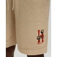 thumbnail image 5 of Honor The Gift Men's Embroidered H Logo Handcrafted Soft Knit Cotton Shorts (Small, Bone), 5 of 5
