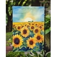 thumbnail image 3 of Kansas Sunflowers in Watercolor Garden Flag 11.25 in x 15.5 in, 3 of 5
