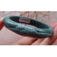 thumbnail image 6 of Certified Hand Carved Green 100% Natural Myanmar Burma A JADE Jadeite Phoenix Circle Bangle Bracelet 59mm, 6 of 11
