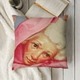 thumbnail image 3 of YINGXI Pink Throw Pillows,Pink Reversible, Decor,Pink ,Pink Pillows Decorative Throw Pillows, Pillows,Christmas Pillow Pink 18x18in, 3 of 5