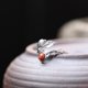 thumbnail image 5 of Guardurnaity Anillo abierto de plata de ley S925 vintage con delicado anillo de bodas de lapislázuli con incrustaciones de lapislázuli Ropa, zapatos y accesorios Miscelánea, 5 of 6
