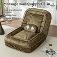 thumbnail image 2 of Upholstered Human Dog Bed for Adult & Pets,with 5 Adjustable Position &Massage Pillow, Bean Bag floor sofa with 2 Soft Pillows, 2 of 6