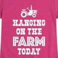 thumbnail image 3 of Instant Message - Hanging On The Farm Today - Toddler & Youth Girls Short Sleeve Graphic T-Shirt, 3 of 6