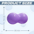 thumbnail image 2 of BESTSKY Exercise Ball,35.4"*17.7"*17.7" Yoga Ball,Anti-Slip Peanut Ball,Purple, 2 of 7