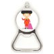thumbnail image 1 of Rojo purpura torero Cartoon Acero inoxidable Metal cerveza tapa sacacorchos, 1 of 3