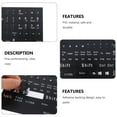 thumbnail image 2 of KAKOWELY 2 Sheets Computer Laptop Keyboard Stickers Notebook English Keyboard Stickers,8.27"X5.51"X0.04", 2 of 5