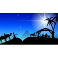 thumbnail image 2 of Full Nativity Scene Wall Mural by Wallmonkeys Peel and Stick Graphic (24 in W x 13 in H) WM170919, 2 of 4