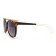 thumbnail image 3 of Womens Retro Oversized Horn Rim Cat Eye Fashion Sunglasses Tortoise Gold - Smoke, 3 of 4