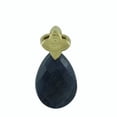 thumbnail image 2 of Carillon Blue Sapphire September Birthstone Natural Gemstone Necklace Pendant 925 Sterling Silver Casual Jewelry | Yellow Gold Plated, 2 of 4