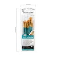 thumbnail image 7 of Royal & Langnickel - 8pc Gold Taklon Detail Variety Artist Paint Brushes | RSET-9186 |, 7 of 7
