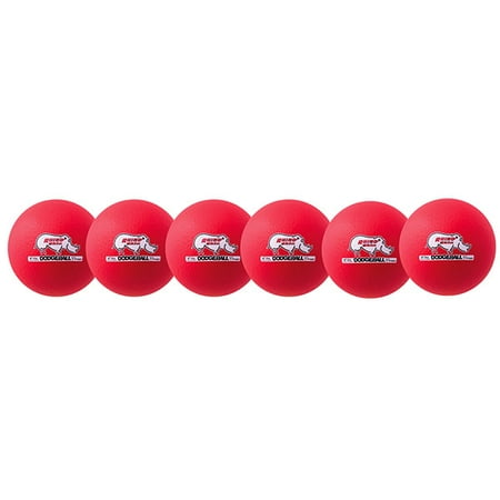 - Champion Sports Rhino Skin Neon Red Dodgeball Set