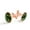 Color 5, variant on Men's Classic Stainless Steel, Camouflage Skull Dollar Pattern Cufflinks Business Wedding Shirts, Rose Gold