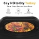 thumbnail image 4 of Horno asador eléctrico 26QT, asador de pavo eléctrico con tapa de visualización y autoadhesiva, horno asador de pavo de acero inoxidable, plateado, 4 of 5