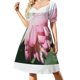 thumbnail image 1 of Sacred Lotus - Imagen 004 Vestido de manga corta vestido de invitado de boda 2025 Vestido femenino Traje de verano para mujer vestido de noche para mujer, 1 of 6