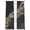 Black, variant on Green Marble Sheer Curtains 63 Inch Length 2 Panels Set, Gold Abstract Vintage Modern Ombre Art Voile Window Treatment Rod Pocket Curtains Sheers Drapes for Bedroom/Living Room/Kitchen 52x"63"x2
