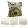 thumbnail image 4 of PHYHOO Vintage Flower with Birds Nest Decorative Throw Pillow Covers  Linen Farmhouse Pillow Cases Cushion Covers Toss Throw Pillowcase  for Living Room/Couch/Bed (Bird Floral Nest) White, 4 of 5