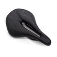 thumbnail image 1 of Asiento de bicicleta de carretera con base de fibra de carbono, relleno EVA y rieles de carbono 7x10mm - Ligero 160g, ancho 155mm, color negro, 1 of 5