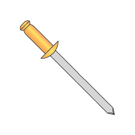 

1/8 x .06 -.12 (#42) Standard Blind Rivets / Copper Body / Steel Mandrel / Barrel Length: .275 (Quantity: 10 000 pcs)