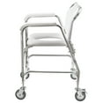 thumbnail image 5 of DMI Rolling Shower Commode Chair, 3-in-1 Transport, Toilet and Shower Chair, Rear Locking Wheels, 250 lb Capacity, 5 of 9