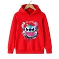 thumbnail image 2 of Sudadera con capucha Kawaii Lilo Stitch para niños y niñas, ropa de moda para bebés, sudadera de punto cálida de otoño, 2024, 2 of 5