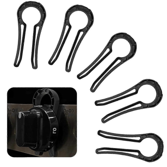 unique 5Pcs Gas Stove Knob Lock For Child Safety, Proof Oven Knobs Covers Lock For Kids Pets Safety