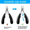 thumbnail image 3 of Apuakthei Tijeras para uñas para uñas encarnadas profundas hechas de acero inoxidable, 4 piezas de alicates para uñas para uñas fuertes, tijeras profesionales para uñas de los pies con un corte, 3 of 7