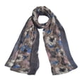 thumbnail image 2 of Elegant Viscose Artistic Plum Blossom Floral Print Fashion Scarf Wrap, 2 of 6