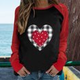 thumbnail image 4 of T-shirts Amusants pour Femmes, Imprimé d'Hiver, Manches Longues, Col Rond, Mignon, 4 of 6