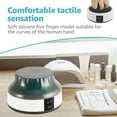 thumbnail image 5 of Steam Nail Remover, Black - Nail Soaking Bowl Nail Polish Remover Machine Silicone Heating Nail Steamer Remover Steam Nail Remover Manicure Bowls for Nail Polish Or Gel Nail Polish Makeup Organizers, 5 of 8