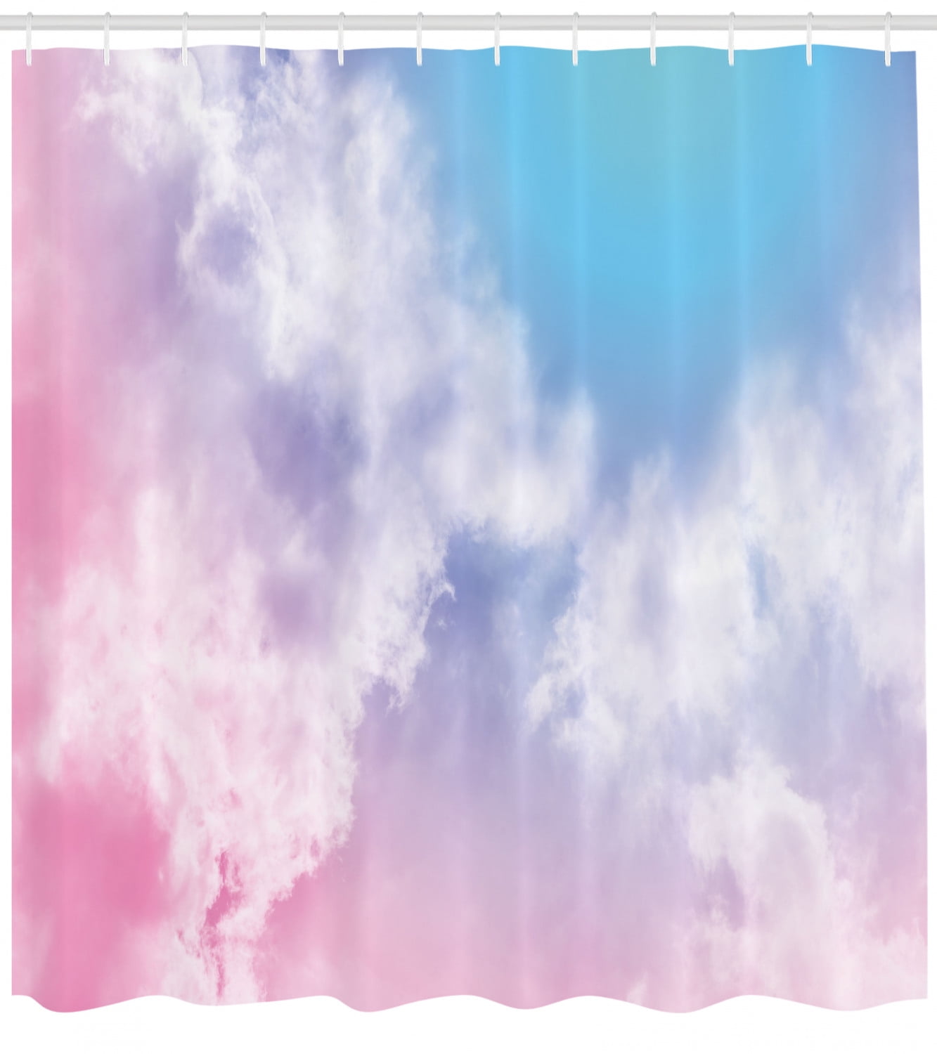 pastel shower curtain