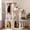 Beige, variant on Heavy Duty Cat Tree, Tower for Indoor Cats Large Adult, Tall Cat Condo House with Extra-Large Baseboard, Multi-Level Plush Furniture with Scratching Posts, Hammock,Toy Balls,Muchroom HCT026MU