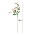 thumbnail image 5 of Mdesiwst Artificial Multiflora Rose Colorful Fake Flower Wedding Office Table Centerpiece Faux Floral Branch Flower Arrangement Decoration, 5 of 10