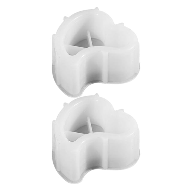 2 moldes de silicona para velas en forma de corazón para San Valentín. Moldes de cera reutilizables para hacer velas. Ideales para decoración romántica del hogar, fiestas y ocasiones festivas.