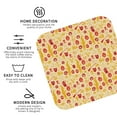 thumbnail image 3 of Lsque Halloween Elements Pattern 4" Drink Coasters Set of 4, PVC Leather Absorbent Coasters, Table Coaster Set Decorative Coffee Cup Coasters Housewarming Gift -Square, 3 of 6