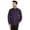 Purple, variant on Bestman Long Sleeve Cotton Flex Shirt For Mens Button Down W/ Patch Pocket Office Wear
