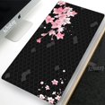 thumbnail image 3 of Alfombrilla de ratón para juegos con flor de cerezo rosa, 1000x500, alfombrilla de ratón para ordenador, alfombrilla grande para ratón XXL, alfombrillas de escritorio Kawaii para jugadores de PC, 3 of 5