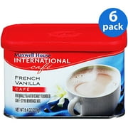 Maxwell House International Cafe French Vanilla, 9 oz, 6 Pack