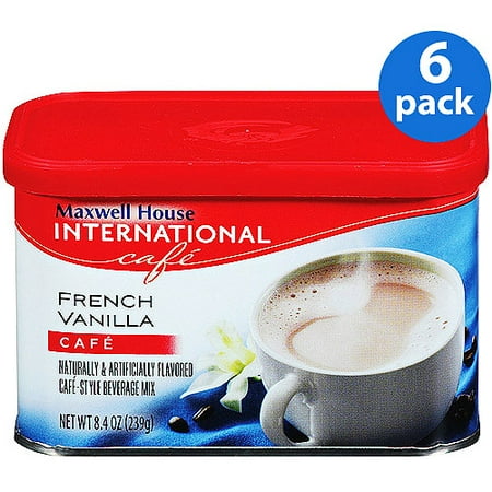 Maxwell House International Cafe French Vanilla, 9 oz, 6 Pack
