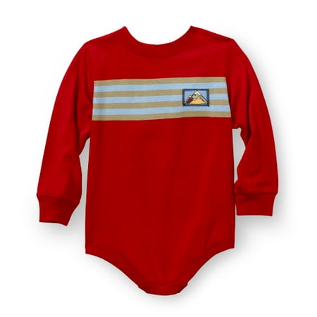 Faded Glory - Long Sleeve Bodysuit - Infant and Newborn Boy