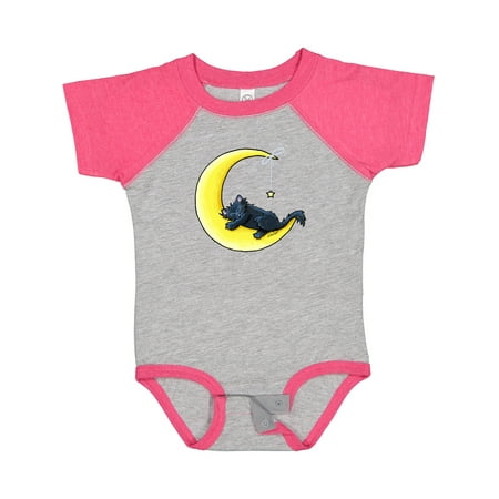 

Inktastic Black Cat Lunar Love Gift Baby Boy or Baby Girl Bodysuit
