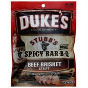 Duke's House Of Meats Spicy Bar-B-Q Beef Brisket Jerky Strips, 3 oz (Pack of 8)